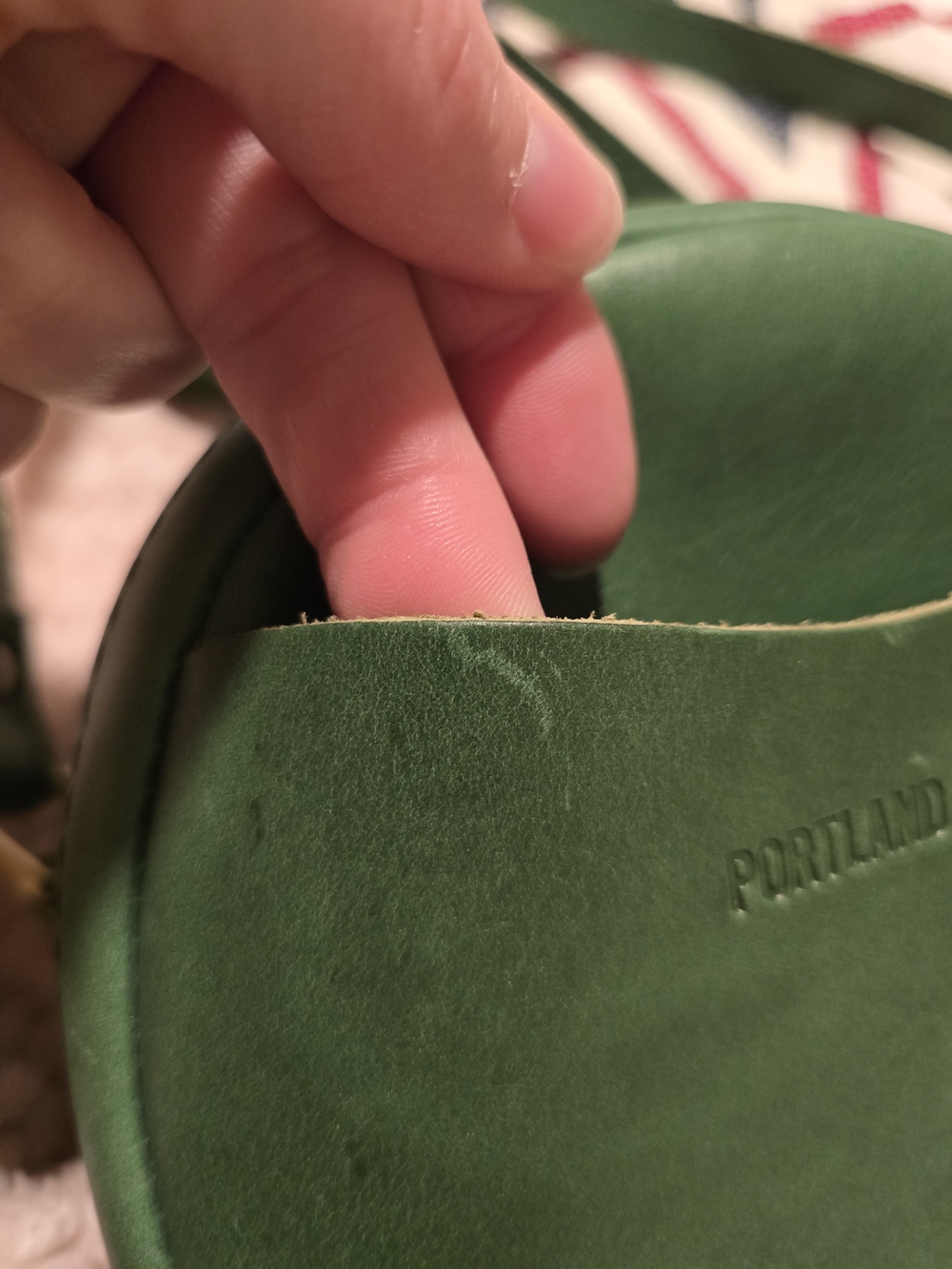 Portland Leather Small Cowboy Mint Circle - Picture 4 of 8